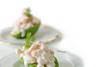 The avocado halves are part of a prawn cocktail kit