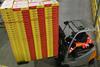 Zespri Zeebrugge cartons forklift