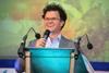 Comedian Dominic Holland presenting last year's event, back by popular demand in 2009