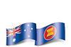 Australian and ASEAN flag