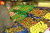 Spain supermarket produce Alcampo
