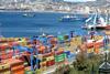 Chile port of Valparaiso