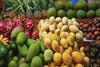 Tropical fruit assortment Thailand