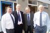 Rob Lucas, market manager, Liverpool wholesale market, Tony Fraser, deputy chief executive, Geraud UK, Jean-Michel Gressard, French consultant, and Geoff Wells, president, Liverpool tenants' association