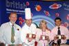 TGA's Gerry Hayman, far left, and Julie Woolley, join Tristan Kitchener, far right, and chef Noel at the Sainsbury's event for British Tomato Week