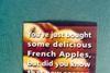Co-op launches innovative French/English apple campaign