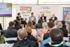 FPJ's Michael Barker (far left) chaired the panel which featured Martin Emmett, Simon Conway and Chris Rose