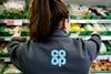 Half-price offers include Pink Lady Apples, Albert Bartlett potatoes and Co-op own-label fresh produce