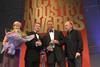 Murrells, second left, receives the Fresh Produce Retailer of the Year award