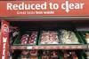 A new Reduced to Clear zone in Aldi