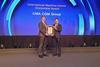 CMA CGM Group receives the International Maritime Centre (Corporate) Award from Dr Lam Pin Min, Senior Minister of State, Ministry of Transport & Ministry of Health (Singapore)