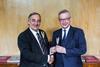 Michael Gove and Meurig Raymond