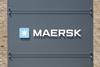 Maersk logo on building