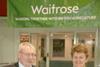 Wayne Powell of IBERS and Waitrose's Heather Jenkins
