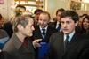 Künast with Italian minister of agriculture Giovanni Alemanno