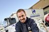 Paul Reay, operations manager at JR Holland Food Services ready to deliver Northumbrian Fields' potatoes