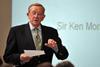 Sir Ken Morrison at the launch of the project