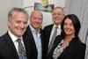 L-R - Mark Newton, managing director Soleco UK; Stephen Rogers, managing director Salads To Go; Louis-Marie Le Coutour, president, Groupe Florette; and Julie Bolton, commercial director, Salads To Go