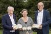 The Wilson's Country management team of Lewis Cunningham (left) Joanne Weir and Angus Wilson,  has just brought two new mash offerings to the market