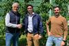 v.l. Eraldo Barale (CEO Sanifrutta), Federico Stanzani (Vertriebsleiter CIV), Alberto Boschero (Landwirt bei Sanifrutta)