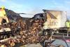 Lorry crash A1