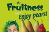 Mr Fruitness spearheads pear campaign