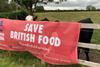 Save British Farming banner CREDIT Save British Farming