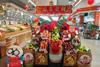 Washington Apples LNY display in and Indonesian supermarket in 2023