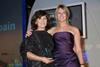Foods from Spain director Maria Jose Sevilla accepts the award from FPJ editor Laura Gould