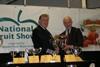 Bernard Sparkes accepting the David Stapley Cup from National Fruit Show president Lord Selborne on behalf of Flavourfresh Salads