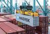 Maersk container being moved MUST CREDIT Mariusz - Adobe Stock