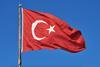 Turkey flag blue sky