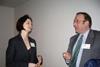 Sarah Gray fields a question from delegate Graham Collier, of The Green Grocer, a producer-driven supplier of a full range of food products in the south of the West  Midlands