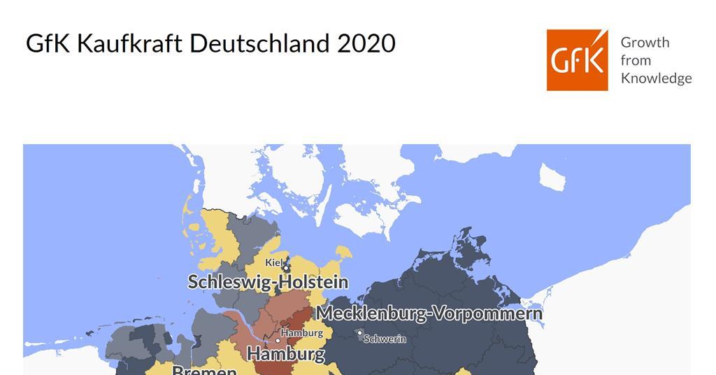 GfK: Kaufkraft Der Deutschen Steigt 2020 Um Rund Drei Prozent Pro Kopf ...