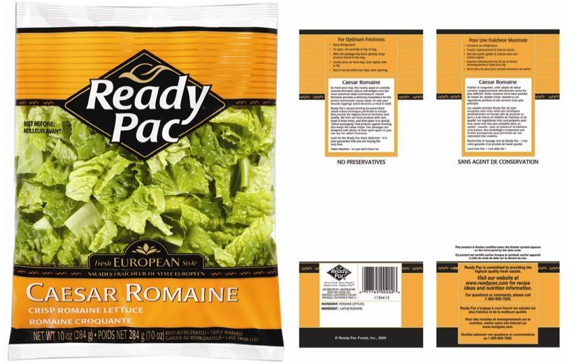 Ready Pac recalls bagged salads Article