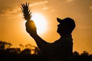 Dole Colada Royale - Roberto Young with Fruit at Sunset