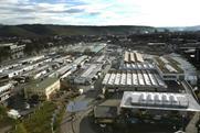 Luftaufnahme Großmarkt Stuttgart