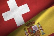 Switzerland Spain flags Adobe Stock