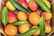 Ataúlfo mangoes in box top-down view