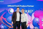 David Axiotis and Aaron Huang senior vice president of Imberri right