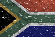 South Africa flag raindrops Adobe Stock
