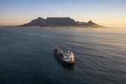 Container ship Port of Cape Town sunset Adobe Stock
