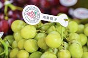 South African grapes in China