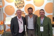 José Enrique Sanz, left, with the Valencian Citrus PGI team at Aecoc