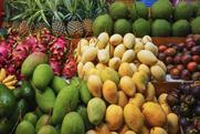 Tropical fruit assortment Thailand