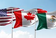 US Canada Mexico flags AdobeStock_696078379