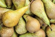Pears closeup