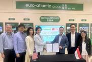 TPC and Euro-Atlantic executives at the signing ceremony