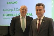 Anecoop's director general Joan Mir, left, with president Alejandro Monzón