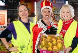 l-r: Victoria Parker, CEO, The Lady Musgrave Trust; Elija Etri, Skippy’s Group (2026 Mango Monarch); Thea Sitcheff, Corporate Partnerships Coordinator – QLD, Redkite.